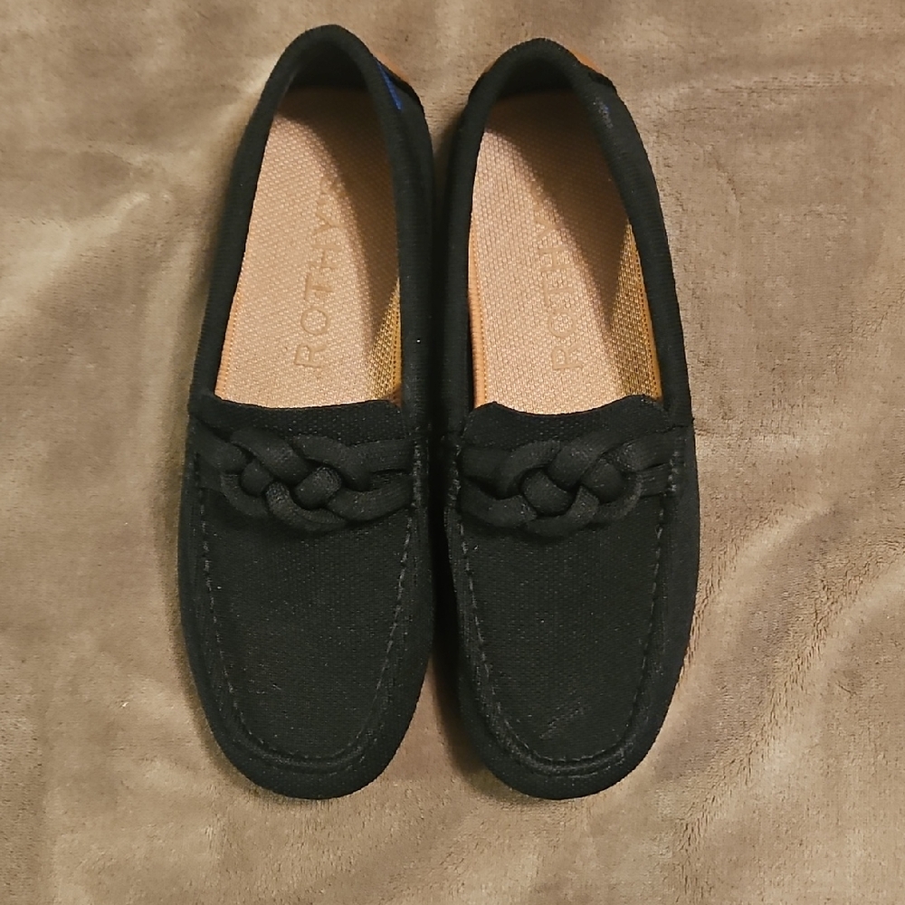 Rothy's Black Braided Loafers